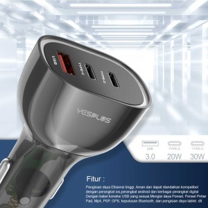 شارژر فندکی یس پلاس مدل YS1209